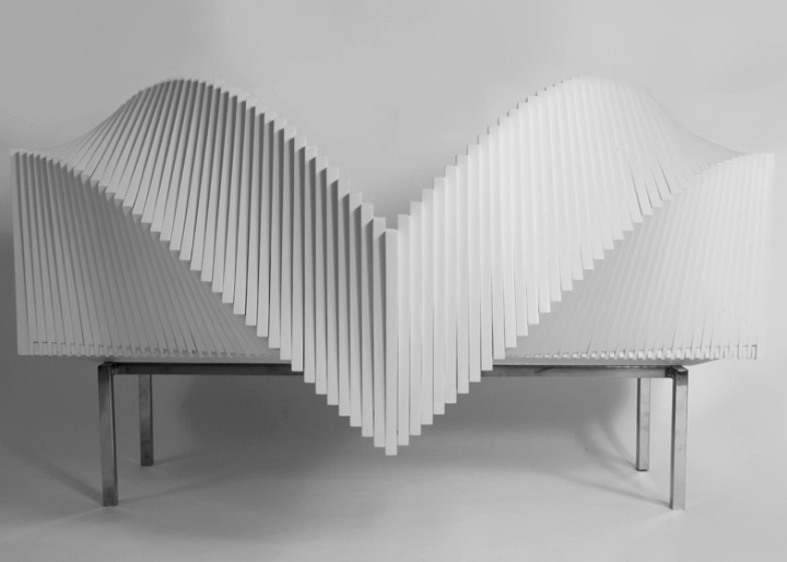 Фигурный шкаф Wave Cabinet от Sebastian Errazuriz