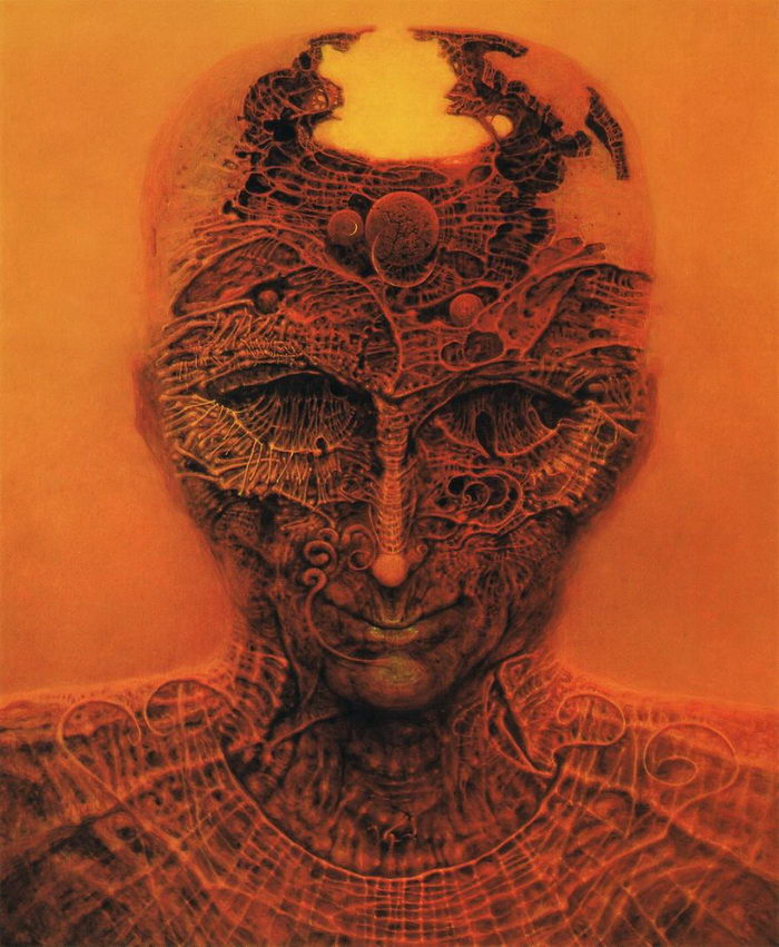 Жуткие картины Zdzisław Beksiński