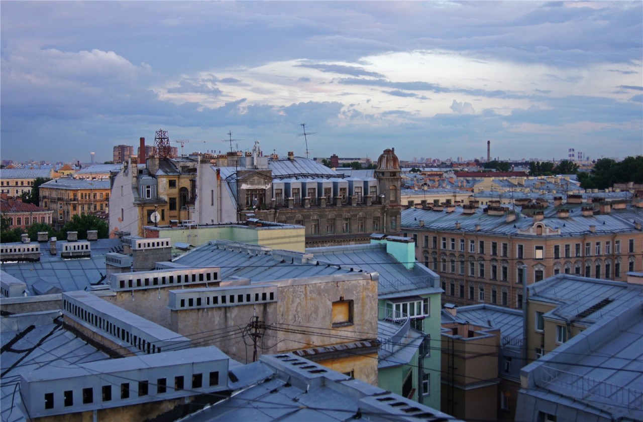 Крыши Санкт-Петербурга Литейный проспект
