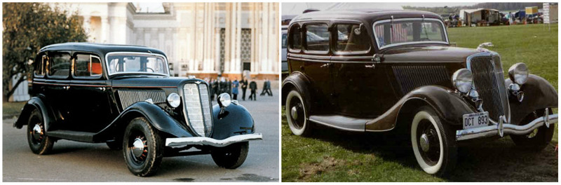 ГАЗ-М-1(1936-1943)-Ford Model B(1934-1935) автомобили, история, ссср, факты