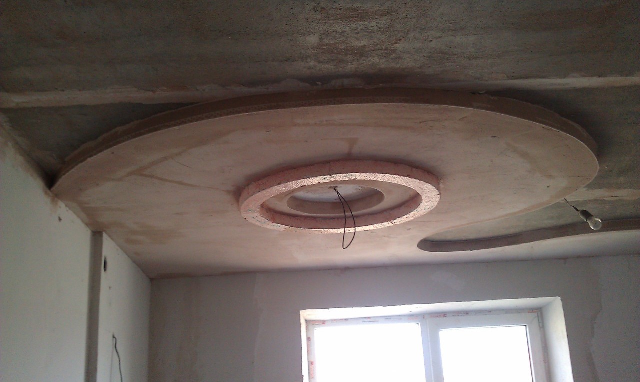 Фигурный потолок своими руками потолок, ремонт