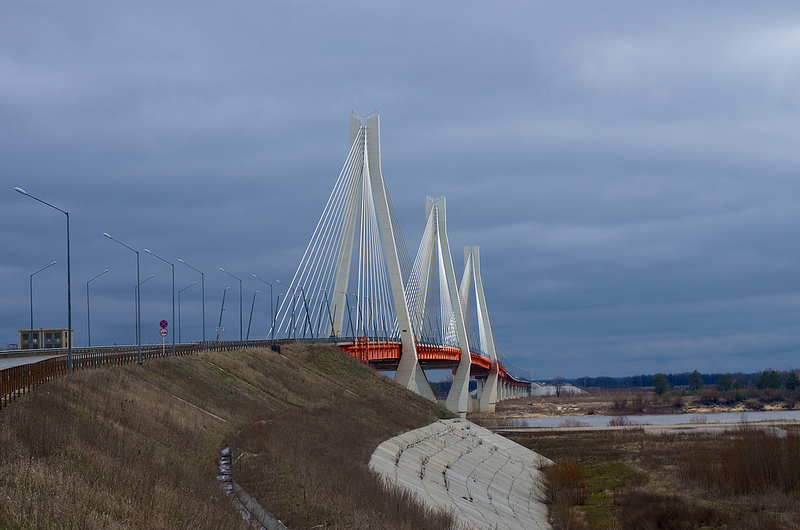 Муромский мост, Россия, вантовый мост через Оку