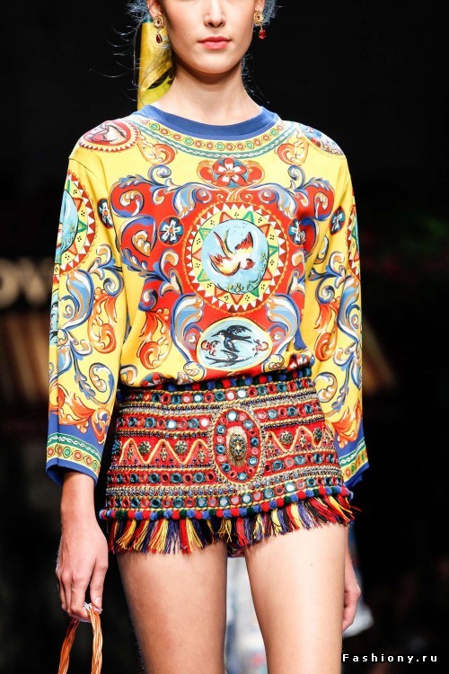 Dolce & Gabbana Весна-Лето 2016 - красота в деталях Dolce & Gabbana Весна-Лето 2016 - красота в деталях