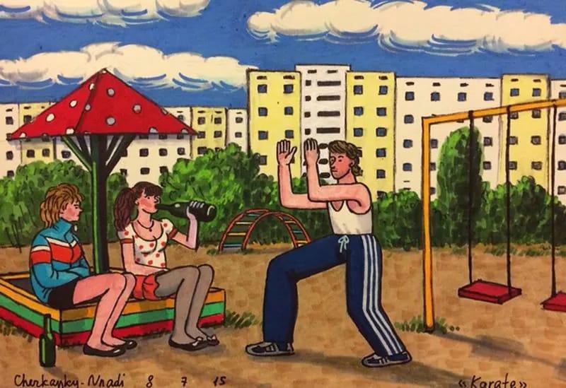 Душевные картины израильской художницы о детстве в СССР Душевные картины израильской художницы о детстве в СССР