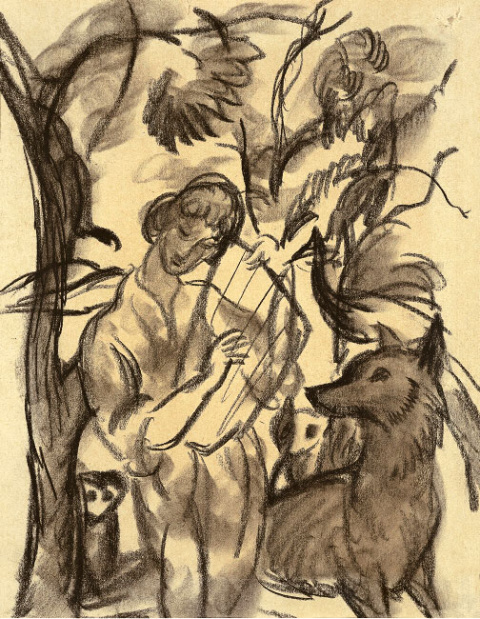 Картина немецкого художника-экспрессиониста Августа Маке 