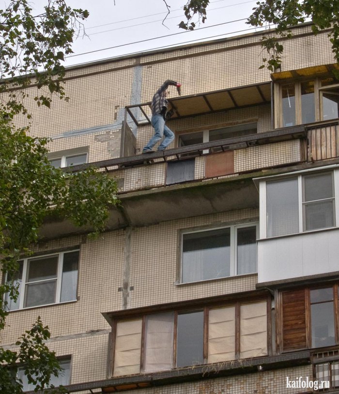 Прикольные балконы.