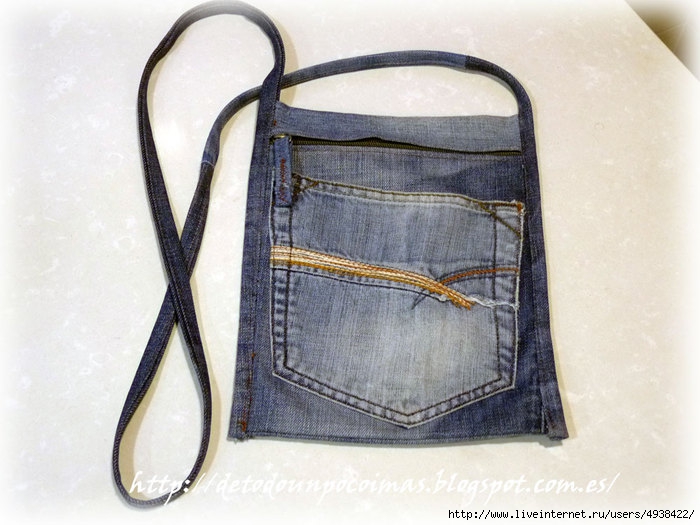 Очередные переделки: джинсовые сумки