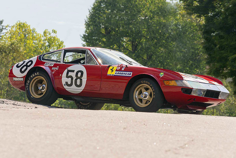 Ferrari 365 GTB/4 Daytona, 1969, эстимейт — 4,9-5,9 миллиона долларов Rolling Sculpture, аукцион, олдтаймер, ретро автомобили