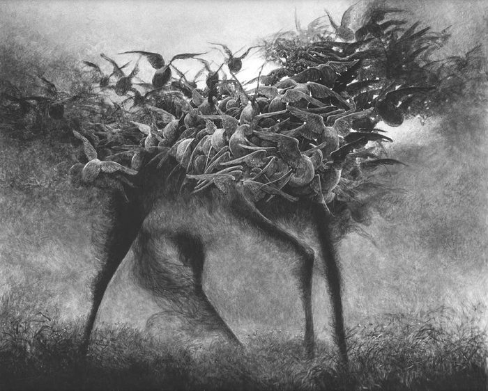 Жуткие картины Zdzisław Beksiński