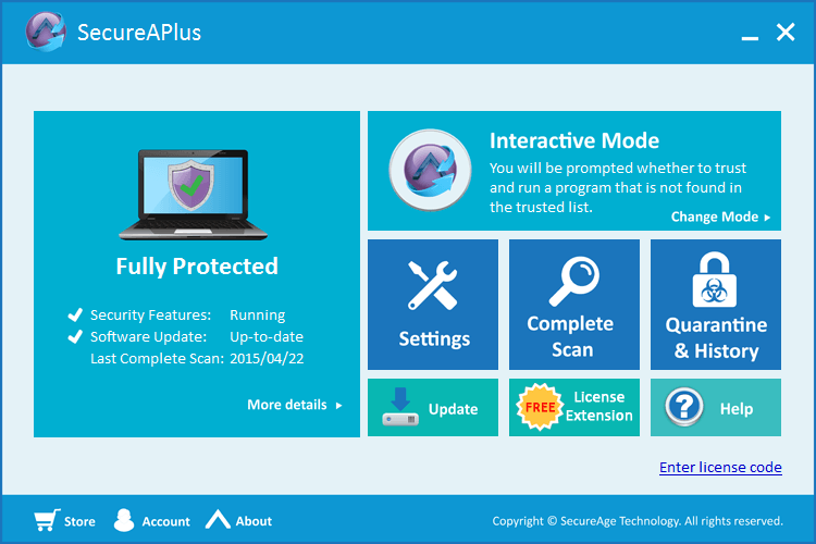 SecureAPlus Premium - бесплатная лицензия на 15 месяцев