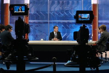 "Разговор с Дмитрием Медведевым". Итоги 2015 года