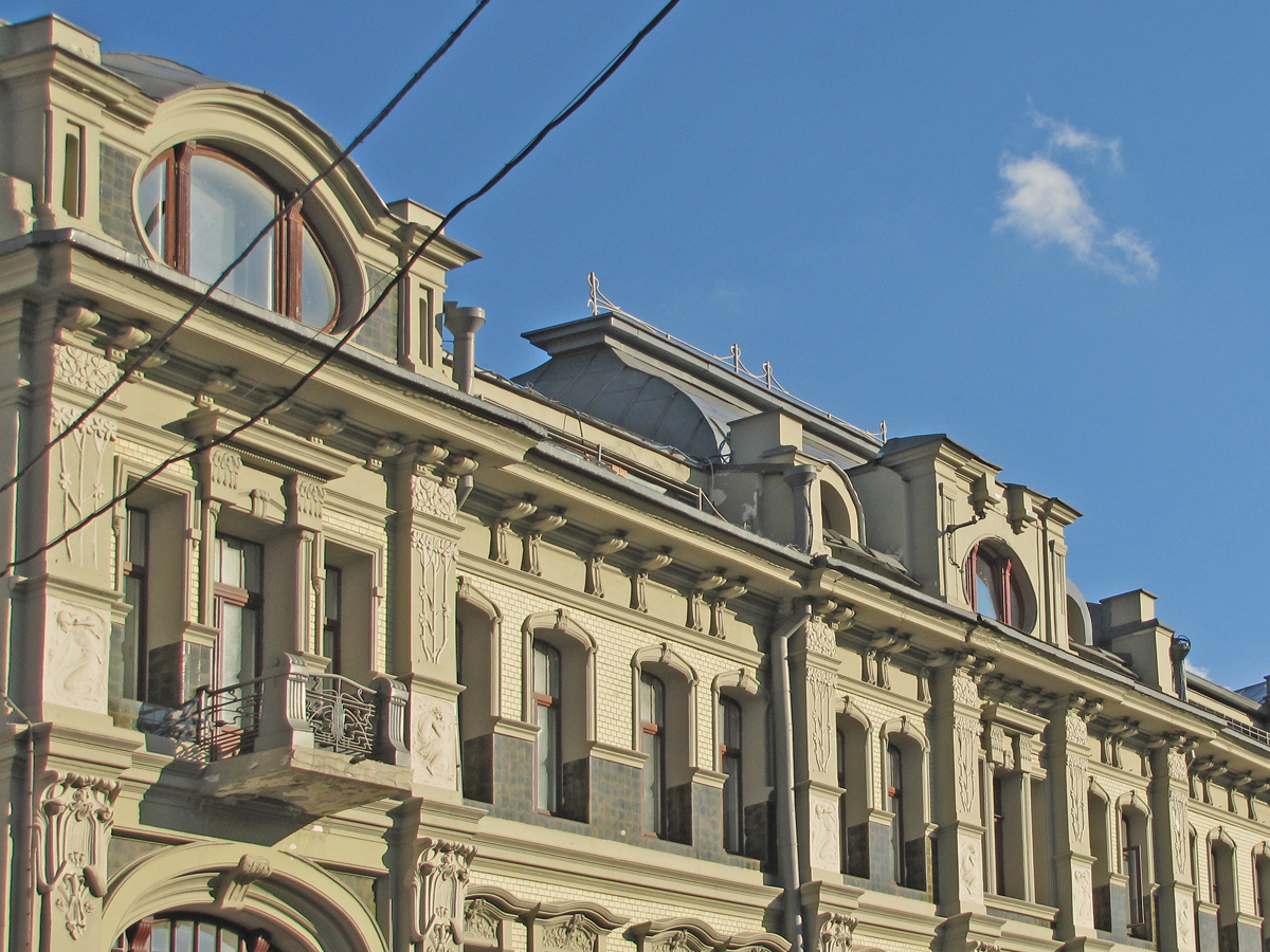 Причудливый декор московских домов в стиле модерн, ч.7