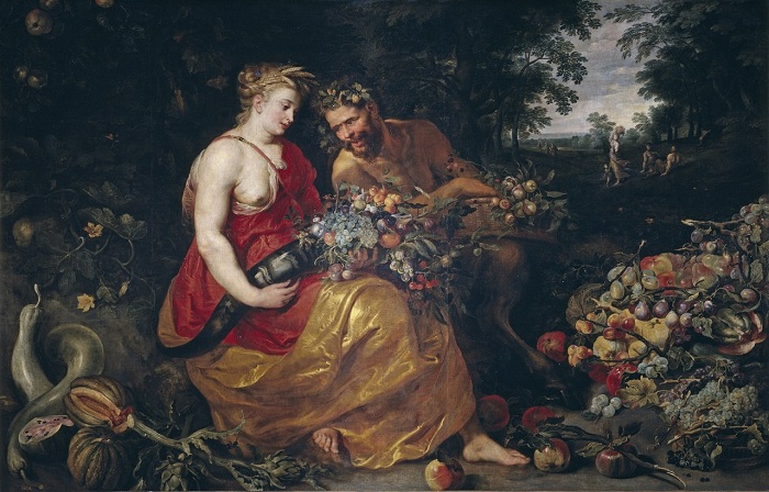 «Церера и Пан». (совместно с Паулем Питером Рубенсом) (ок.1615) (Мадрид, Прадо). Автор: Франс Снейдерс. «Церера и Пан». (совместно с Паулем Питером Рубенсом) (ок.1615) (Мадрид, Прадо). Автор: Франс Снейдерс.