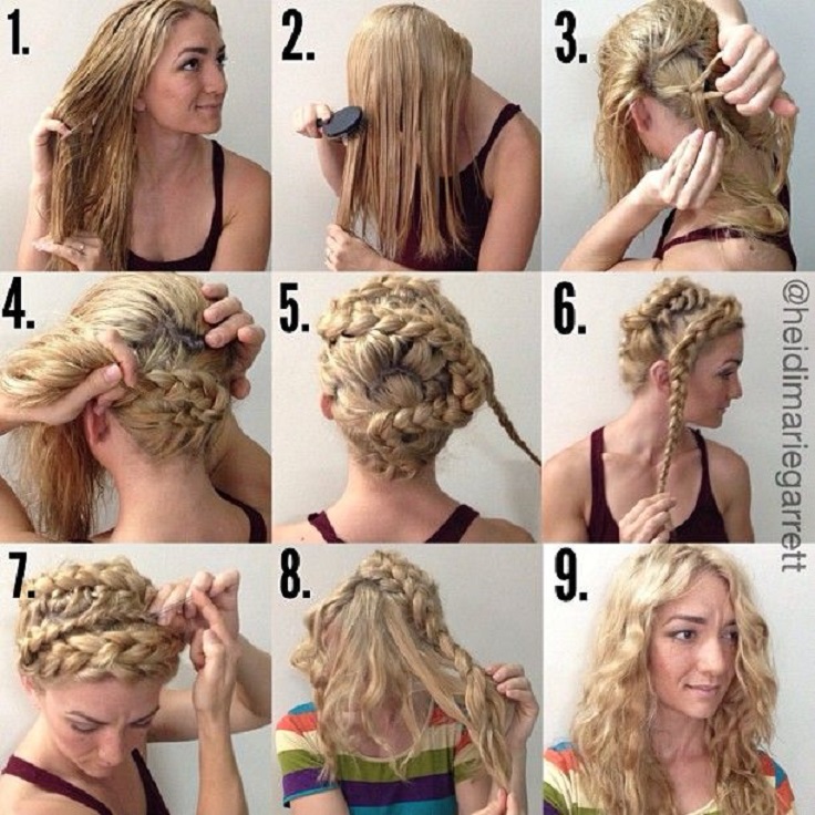 Как сделать косички с кудрями Как сделать косички с кудрями