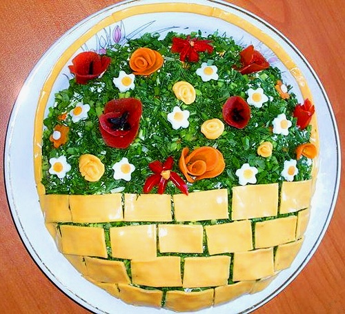 Л-Урок 11.Украшение салатов, винегретов и закусок (продолжение) ..
