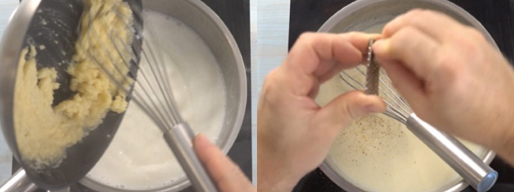 Лазанья с лососем