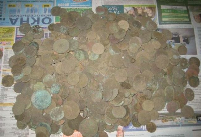 клад, монеты, находка