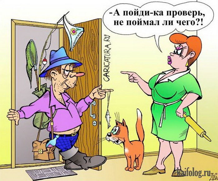 Прикольные карикатуры (55 картинок)