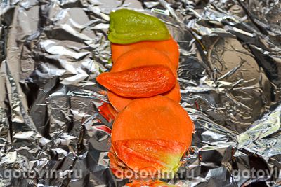 Фотографии рецепта Минтай с овощами, 03 Минтай с овощами, Шаг 03