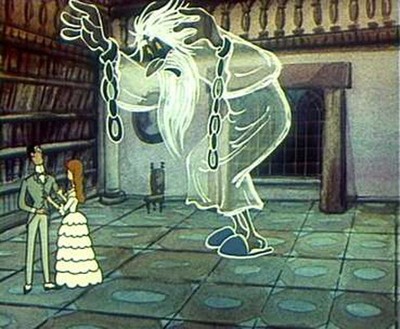 Фрагмент из мультфильма «Кентервильское привидение»