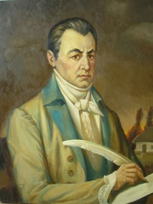 Изобретатель малороссийского наречия Иван Петрович Котляре́вский (29 августа (9 сентября) 1769, Полтава — 29 октября (10 ноября) 1838, там же)