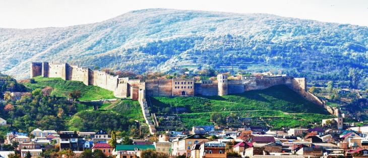 Крепость Нарын-кала в городе Дербент, Дагестан.