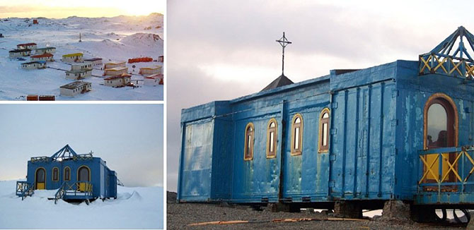 7 церквей Антарктиды