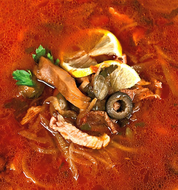 "Жаренная" сборная мясная солянка от www.dunduk-culinar.ru