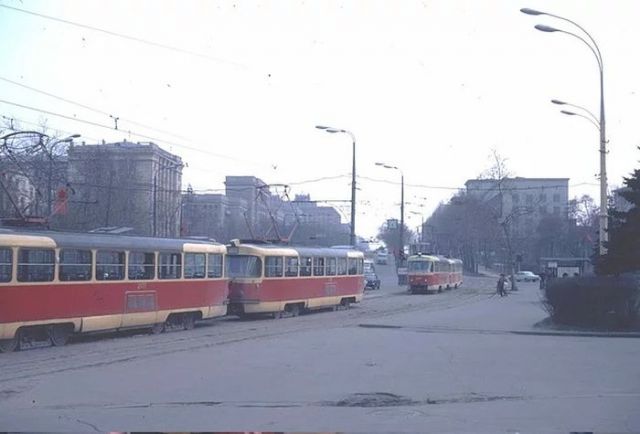 Москва в преддверии 1 мая 1982 года. Москва в преддверии 1 мая 1982 года.