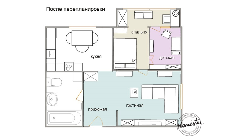Как из двухкомнатной квартиры сделать трехкомнатную Как из двухкомнатной квартиры сделать трехкомнатную