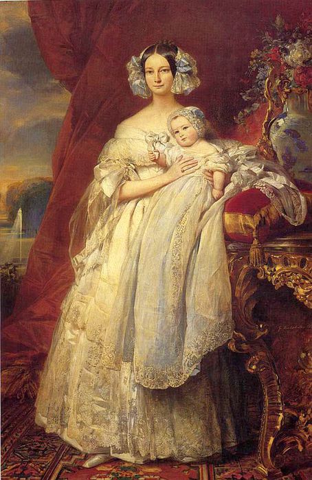 Елена Луиза Елизавета Меклембургская. Автор: Франц Ксавер Винтерхальтер. Елена Луиза Елизавета Меклембургская. Автор: Франц Ксавер Винтерхальтер.