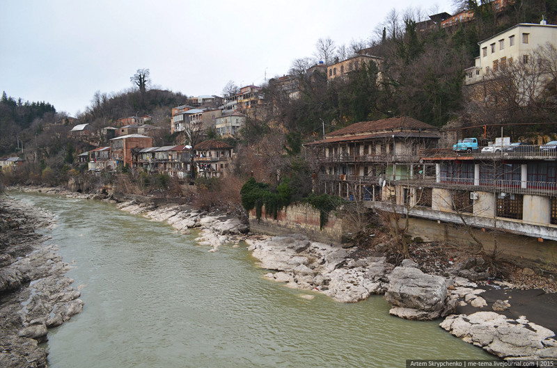 Как жители Кутаиси свою реку загадили Кутаиси, грузия