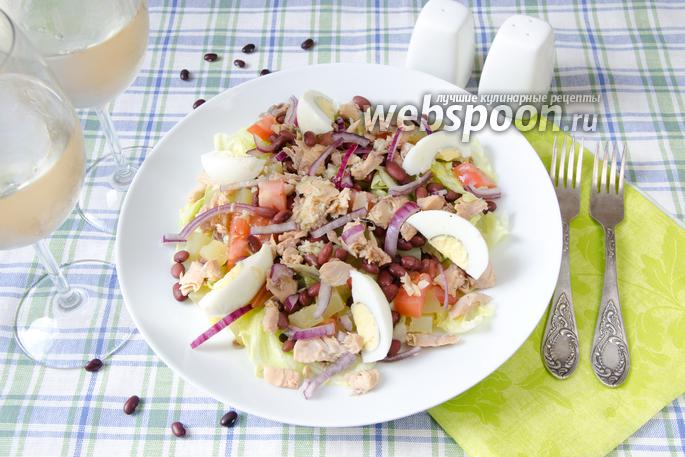 Салат с красной рыбой и маслом рецепт