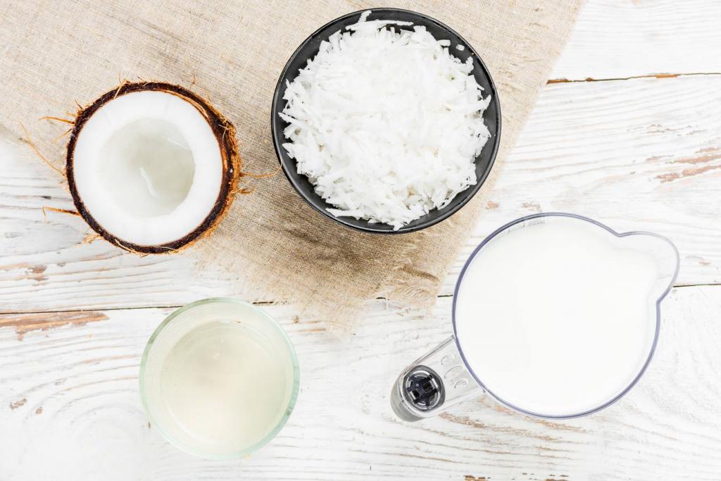 Крем из кокосового молока: ингредиенты, рецепт приготовления. Постный крем для торта