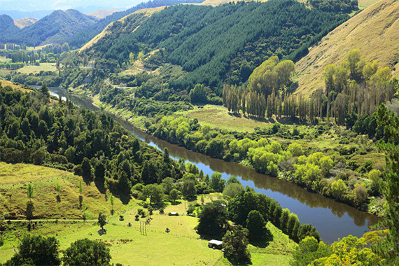 Река Уангани, Северный остров, Новая Зеландия природа.красота, факты