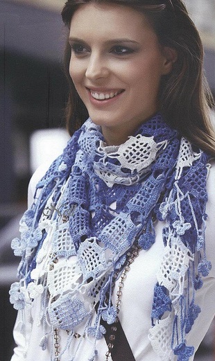 Как связать шаль