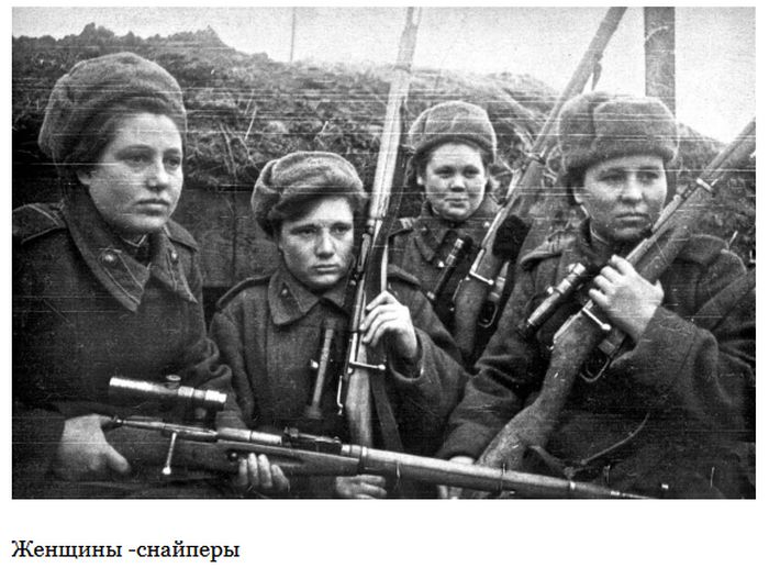 DataLife Engine Версия для печати Женщины-снайперы Великой Отечественной войны (11 фото)