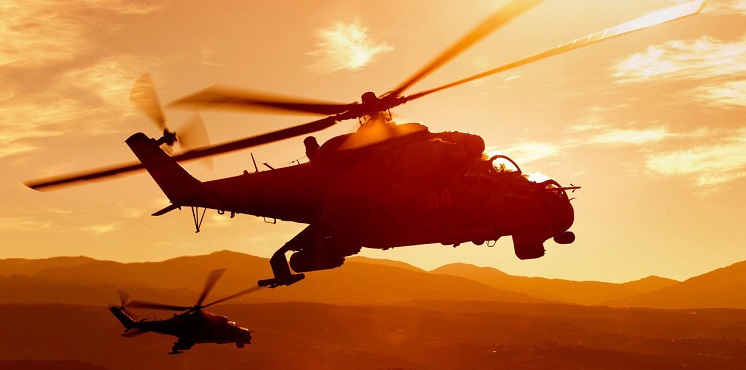 Вертолеты РФ продемонстрировали «убойную карусель» в Сирии