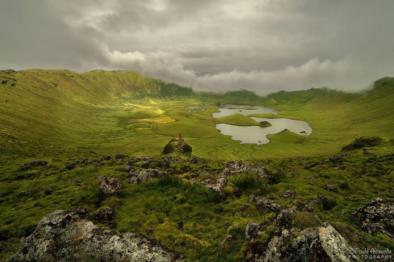 Lagoa do Caldeirão красота, озера, природа