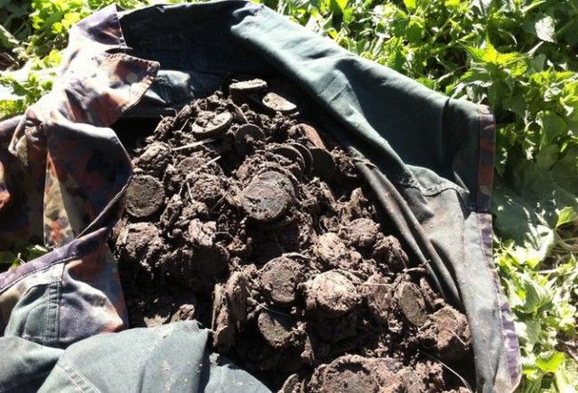 клад, монеты, находка