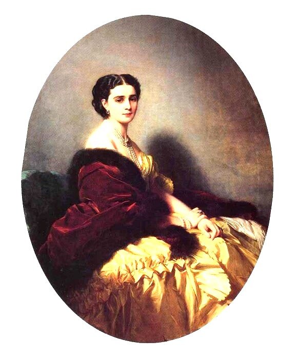 Портрет С.П. Нарышкиной.1858г. Эрмитаж. Автор: Франц Ксавер Винтерхальтер. Портрет С.П. Нарышкиной.1858г. Эрмитаж. Автор: Франц Ксавер Винтерхальтер.