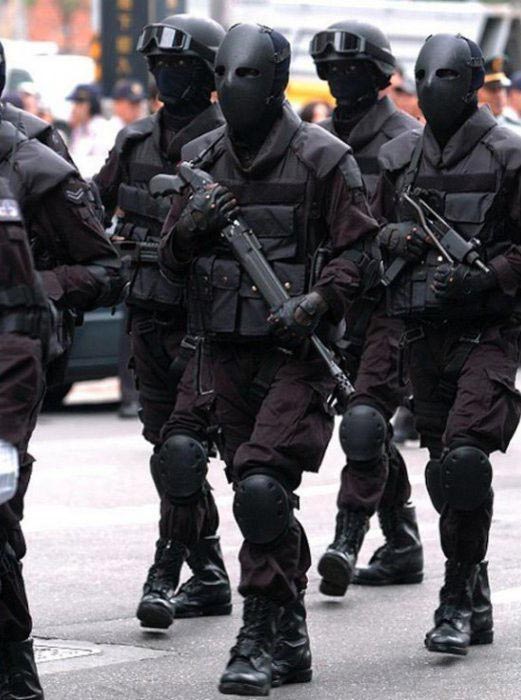 Баллистическая маска спецназа Тайваня