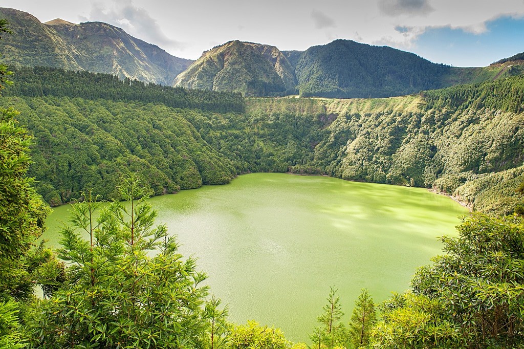 Lagoa de Santiago красота, озера, природа