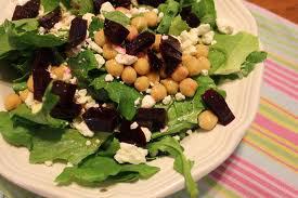 Spinach beet salad