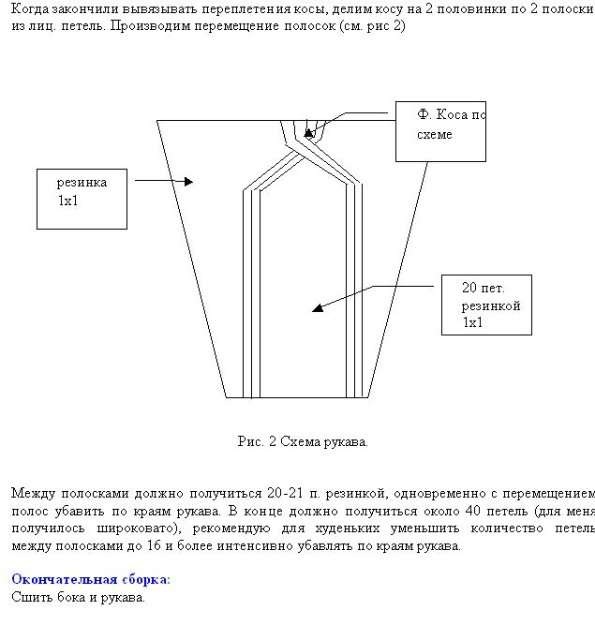 ЭФФЕКТНЫЙ ПУЛОВЕР СПИЦАМИ