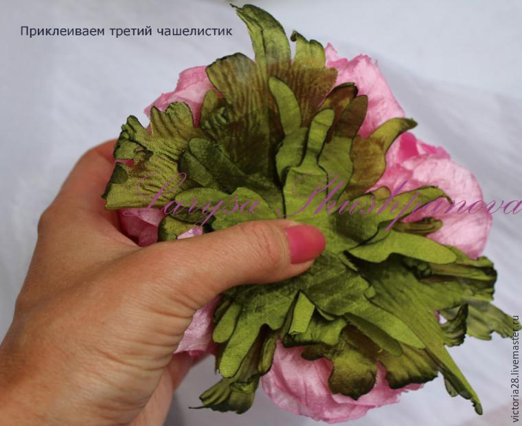 Потрясающий пион своими руками. МК