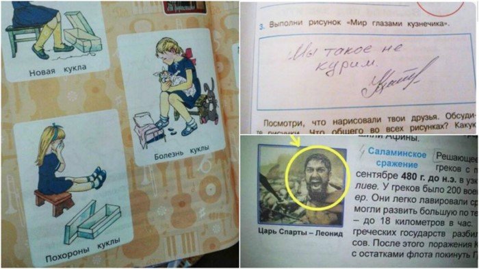 Уроки в обмороке: уровень бреда в современных учебниках просто зашкаливает Уроки в обмороке: уровень бреда в современных учебниках просто зашкаливает