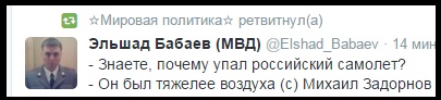 Каждому своё. Катастрофа российского Airbus A321 и пляски оппозиции Каждому своё. Катастрофа российского Airbus A321 и пляски оппозиции