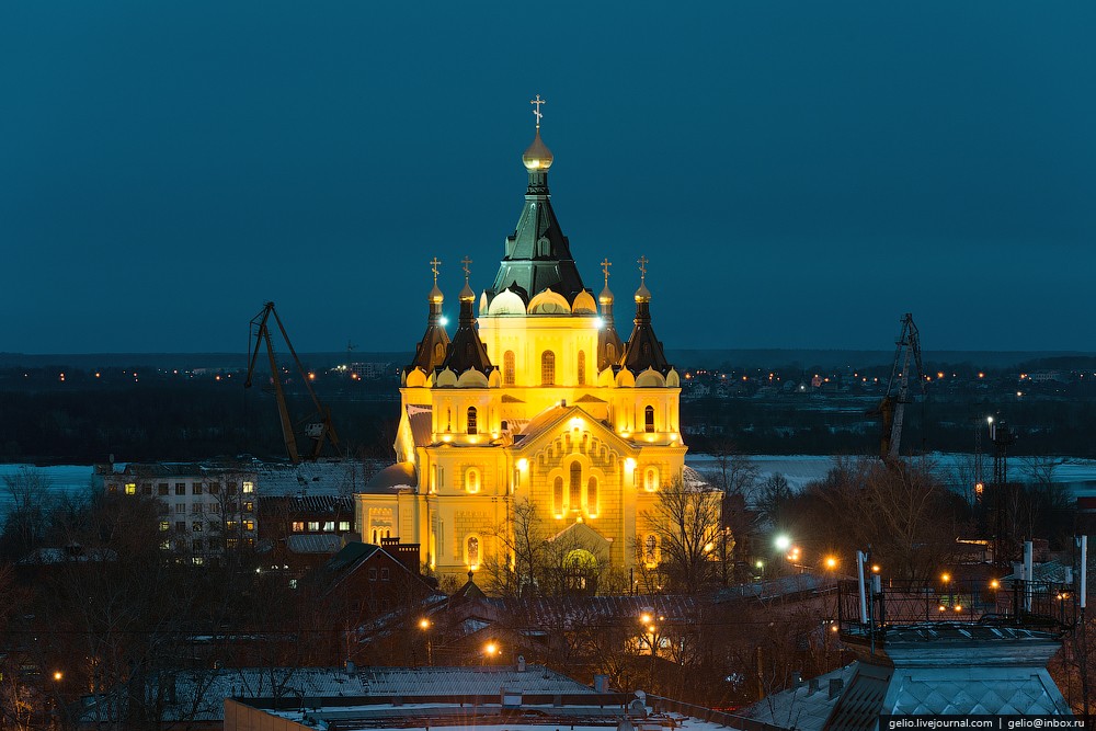 Сказочный зимний Нижний Новгород