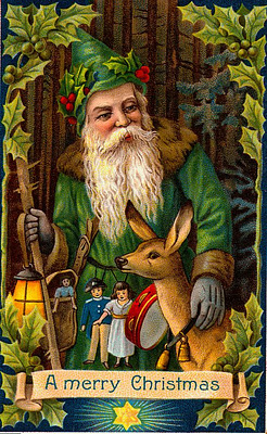 10 A Victorian Era green Father Christmas..jpg 10 A Victorian Era green Father Christmas..jpg